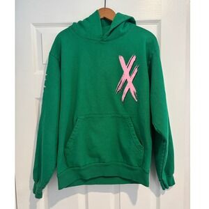 Official Machine Gun Kelly MGK Mainstream Sellout Tour Hoodie Green Pink Small